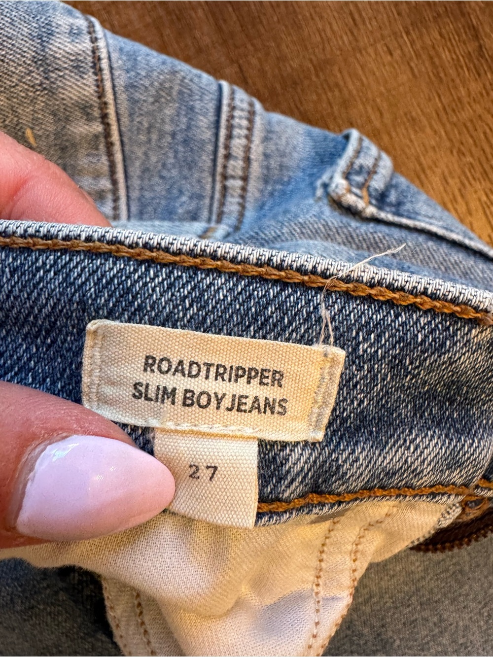 Madewell Women’s 27 Roadtripper Slim Boy Jeans - Picture 4 of 4